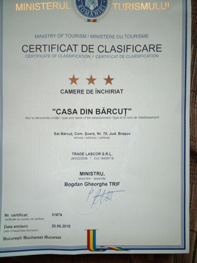 Гостевой дом Casa Din Barcut Экстерьер фото